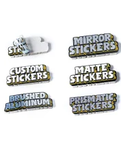 custom matte sticker