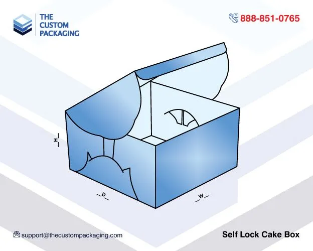Self Lock Cake Box