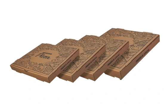 Custom Brown Pizza Boxes