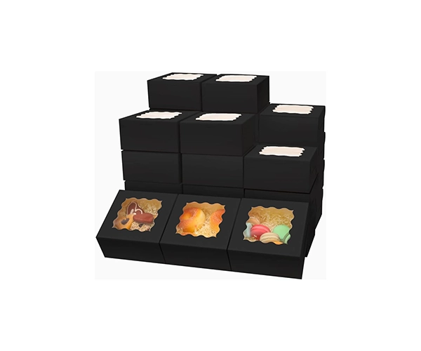 Black Bakery Boxes