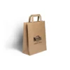 Custom Flat Handle Paper Bags