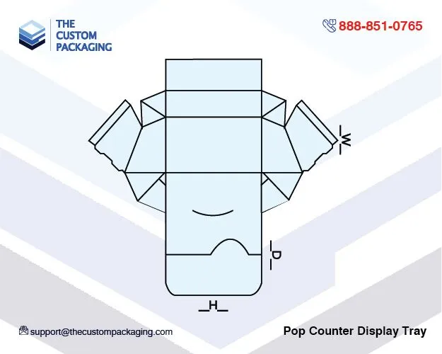 Pop Counter Display Tray