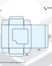 Straight Tuck With customisable Window