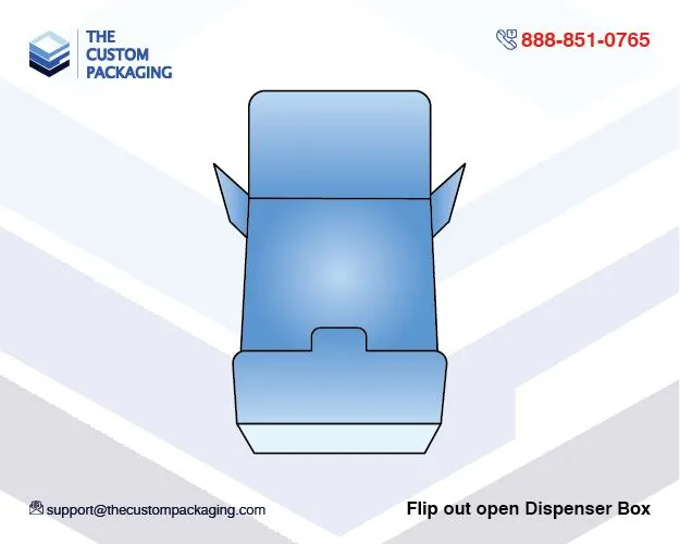 Flip Out Open Dispenser Box