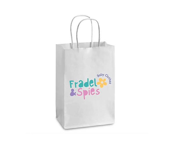 Custom White Kraft Bags