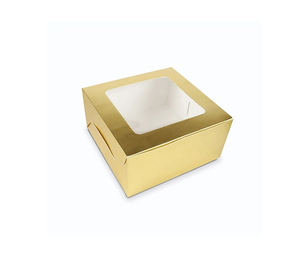 Custom Gold Bakery Boxes