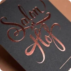 Hot foil stamping